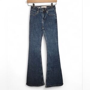 MNG Flare Mid Rise Denim Jeans Size 2